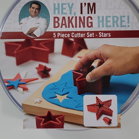 Cake Boss 5 Piece Cutter Set Stars Hey I'm Baking - Picture 2 of 3